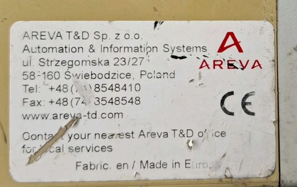 AREVA MiCOM P111 Model E Overcurrent Protection Relay 60-240V AC/DC IEC 60255-6